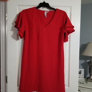 Red dress, never worn.